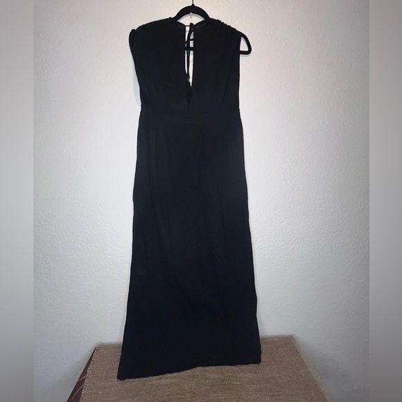 Kona Sol Black Tassel Swim Cover Dress Size Small - Picture 4 of 6